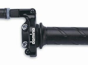 RACE THROTTLE ALU BLACK NO GRIPS SINGLE 90 DEG. 1.9D./mm 57mm MAX - Image 1