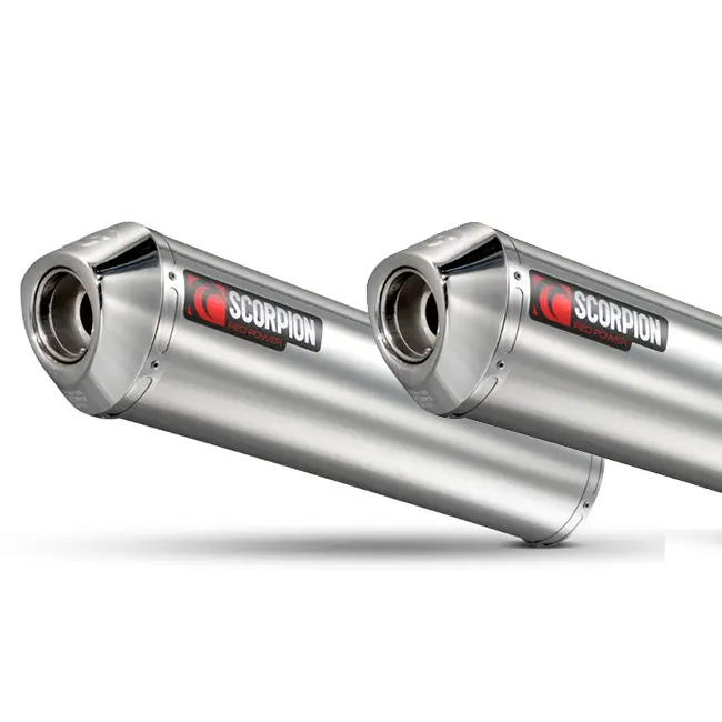Yamaha XJR 1300 04-06 Round Slip-on Pair S/Steel