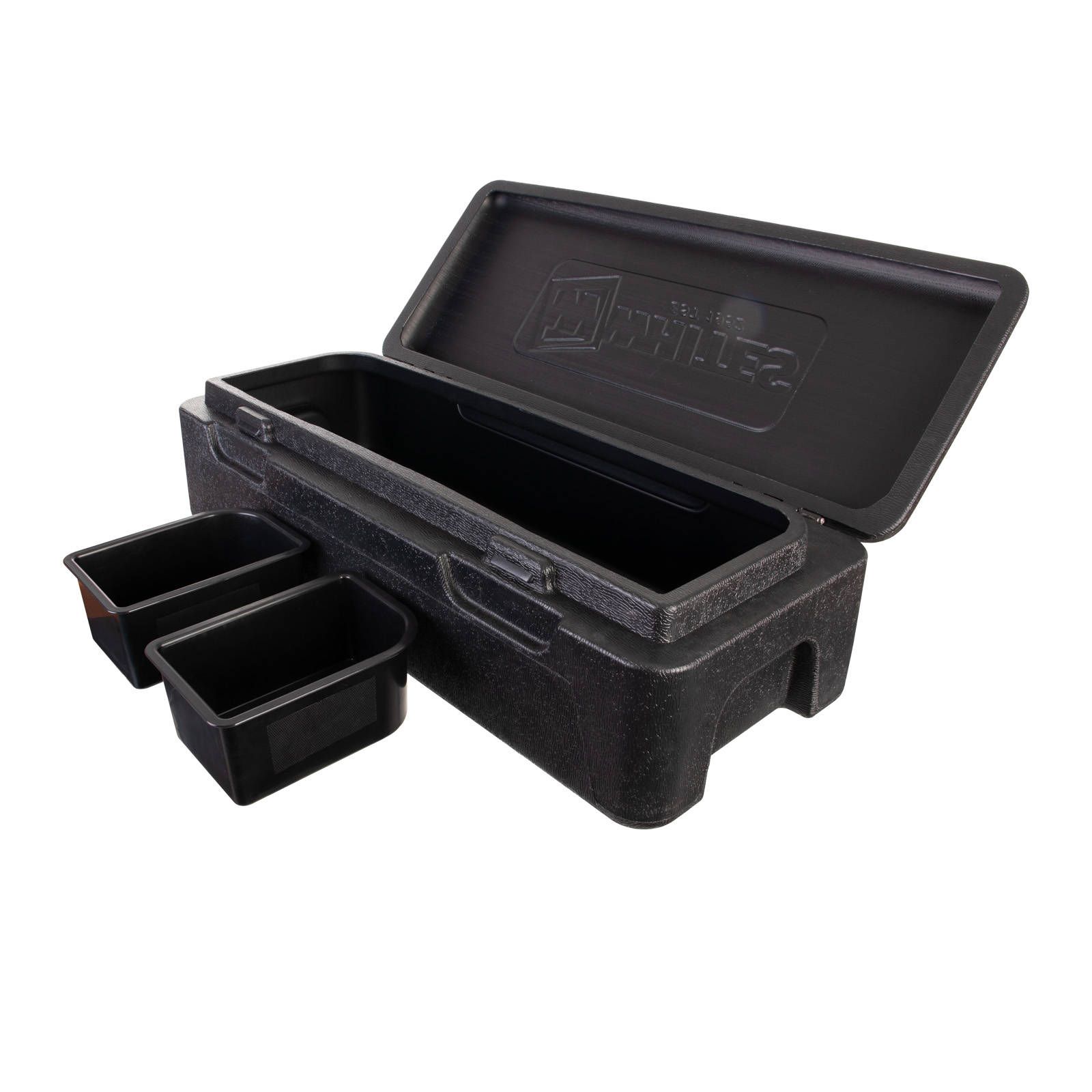 WHITES ATV CARGO BOX 55L BLK/BLK - Image 2
