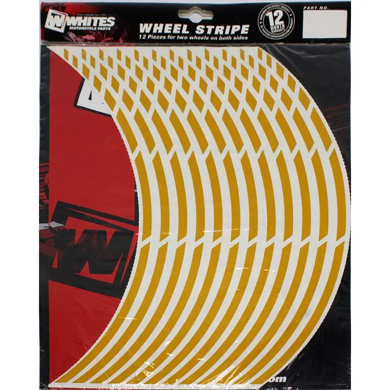 WHITES WHEEL STRIPE WS810- YEL REFLECTIVE - for 17" wheels