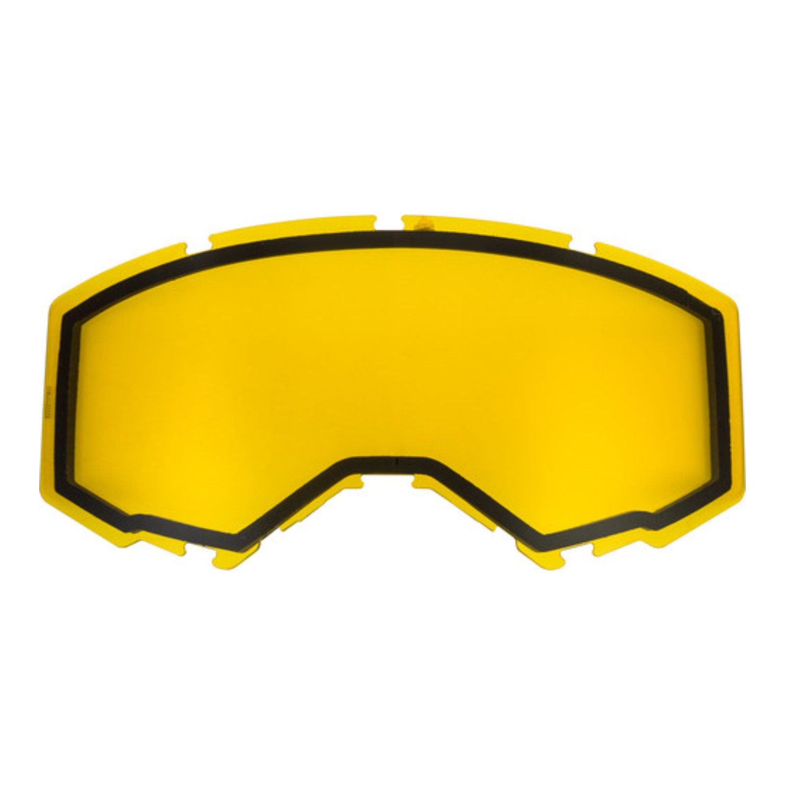 FLY '19- DUAL LENS W/O VENTS ADULT YELLOW - Image 1
