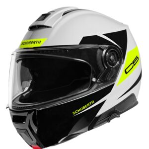 Schuberth (22) C5 Eclipse Yellow Road Helmet - Image 3