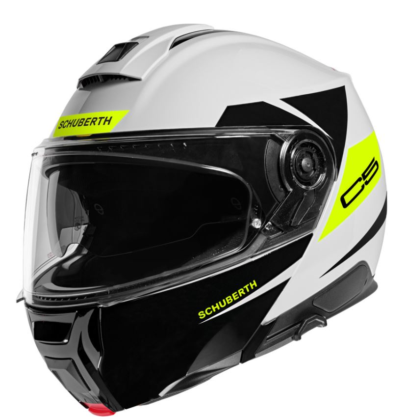 Schuberth (22) C5 Eclipse Yellow Road Helmet - Image 3