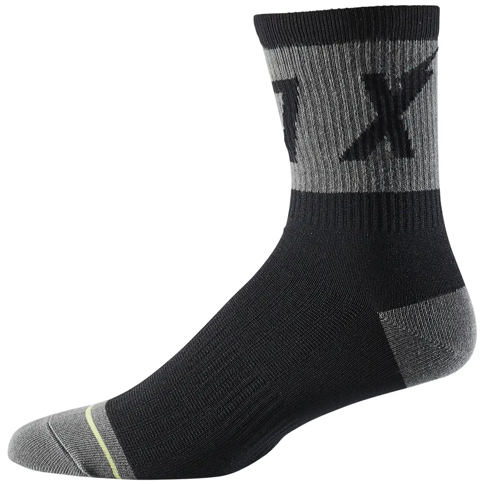 Socks Fox 6" Trail Wurd Black