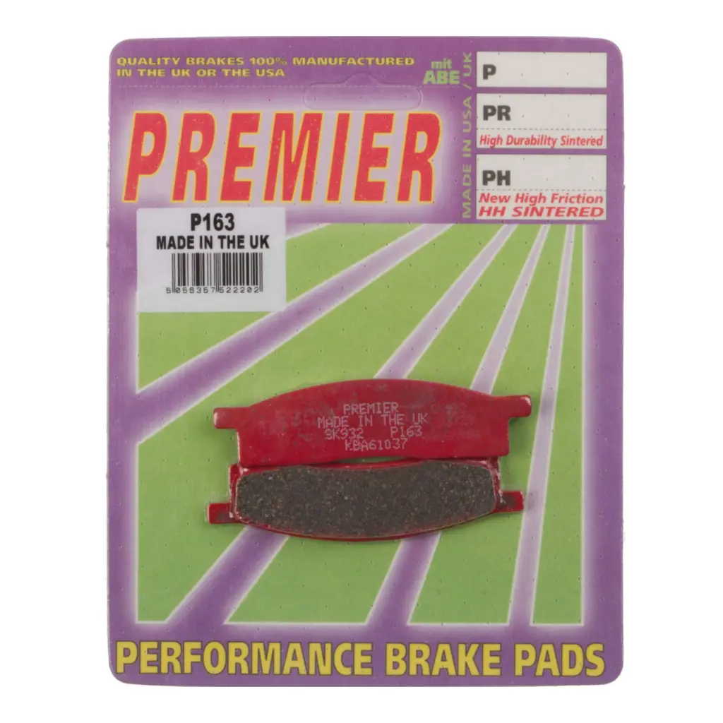 PREMIER BRAKE PADS P163 - YAM
