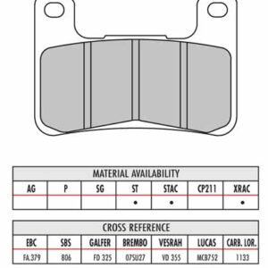 FERODO BRAKE BPADS 312ST - Image 122