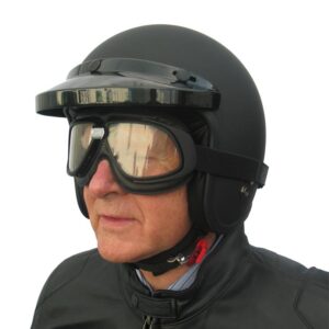 HELMET CLASSIC OPEN FACE MATT BLK 59 / L - Image 1