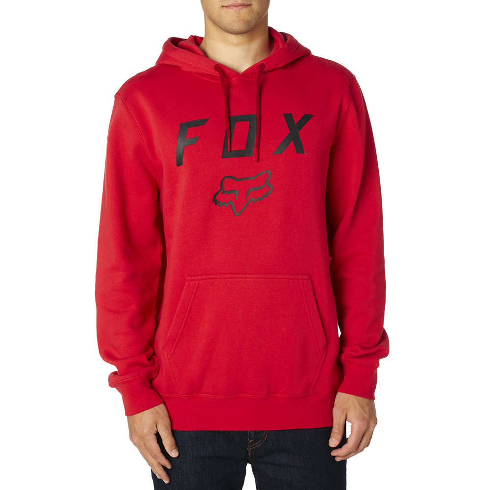 Hoodie Fox Legacy Pullover Dark Red - Image 1