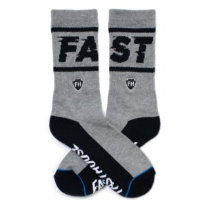 Fasthouse Bronson Socks Grey/Black - One Size - Image 2