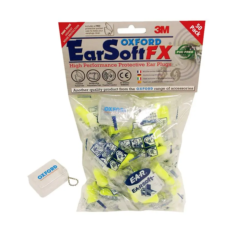 OXFORD 3M EARSOFT FX EAR PLUGS 50 PR - INDENT