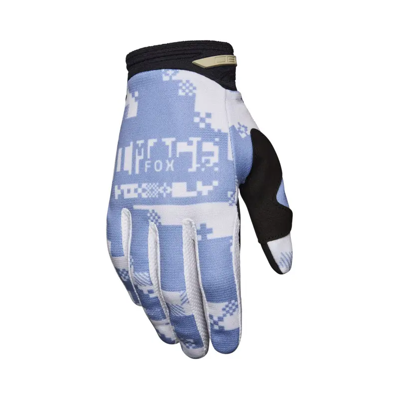 Fox 180 Digi Image Motocross Glove Light Slate Blue