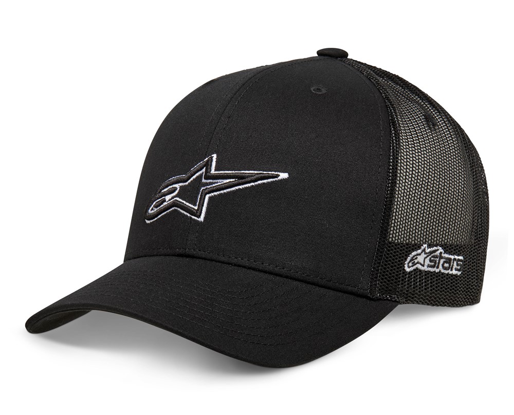 Alpinestars Ageless Outline Trucker Hat Black/Black - Image 1