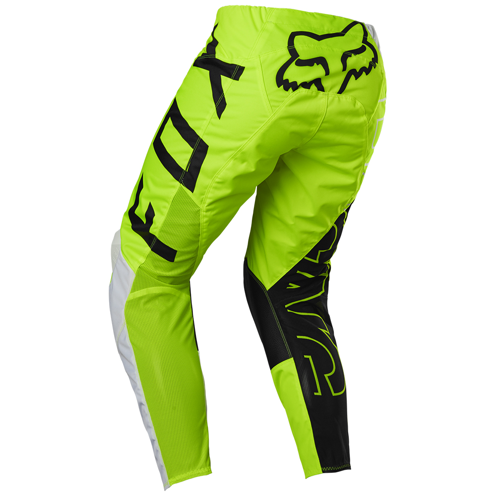 Fox 180 Skew Youth Yellow Motocross Pants - Image 3
