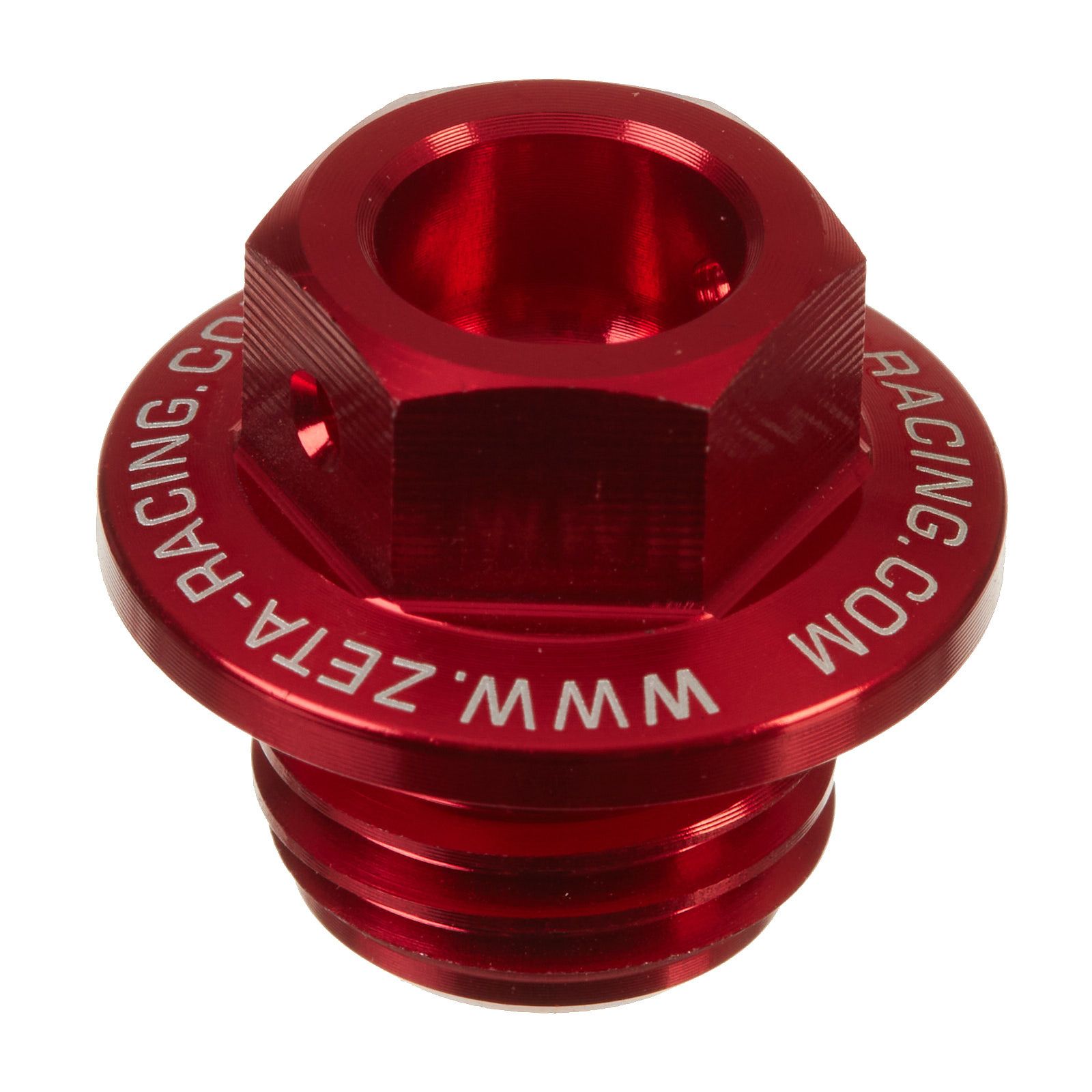 ZETA OIL FILLER PLUG HON CRF250R '18- RED - Image 1