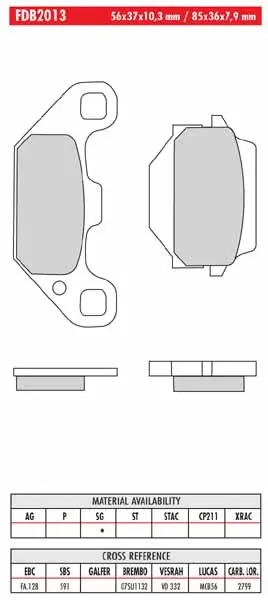 FERODO BRAKE BPADS
