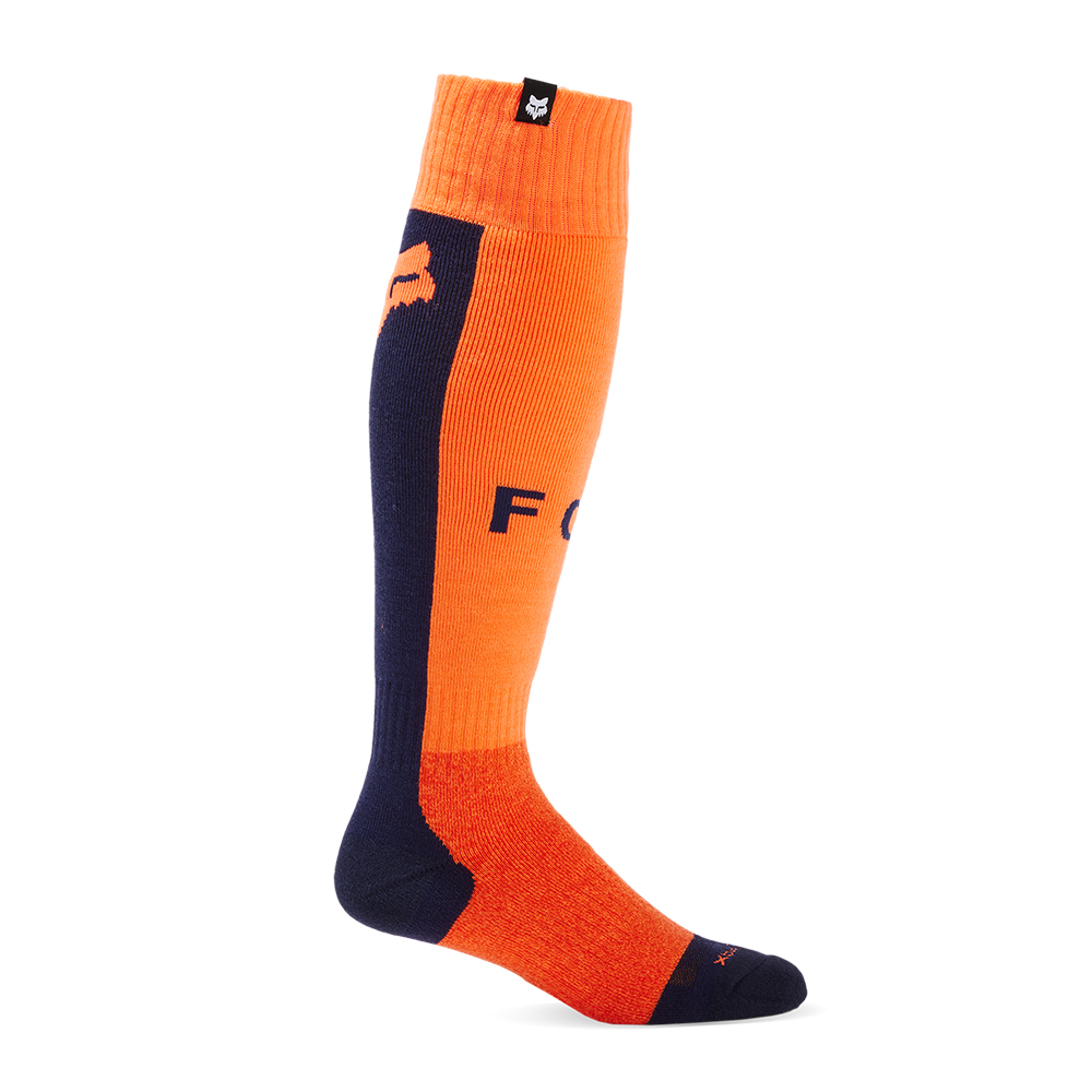 Fox 360 Core Socks Navy/Orange - Image 1