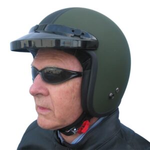 HELMET CLASSIC OPEN FACE MILITARY GREEN 60/XL - Image 1