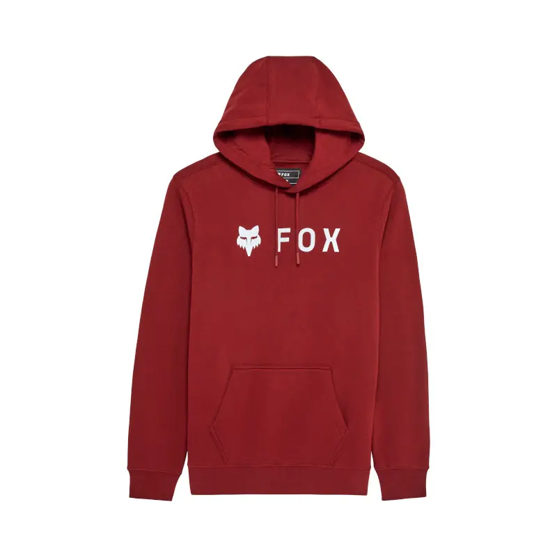 Fox Absolute Fleece Pullover Hoodie Rust Brown