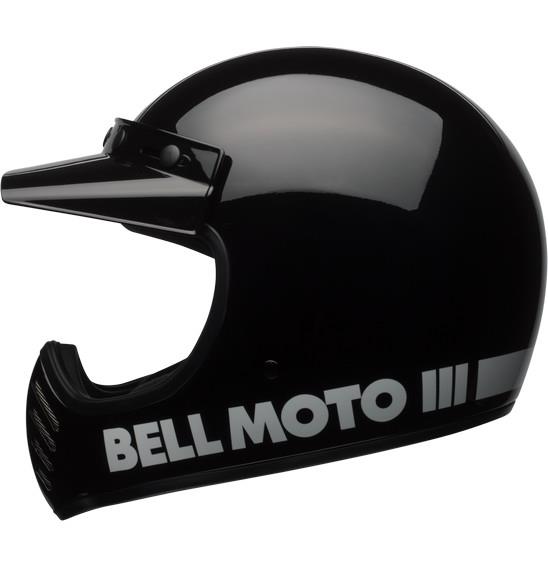 Bell Moto-3 Classic Motocross Helmet Black - Image 2