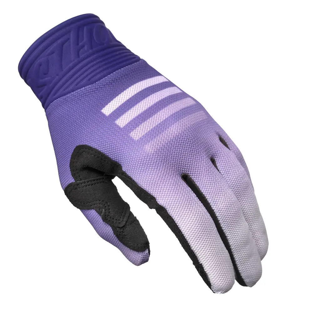 Fasthouse Blitz Fader Motocross Gloves Purple/White