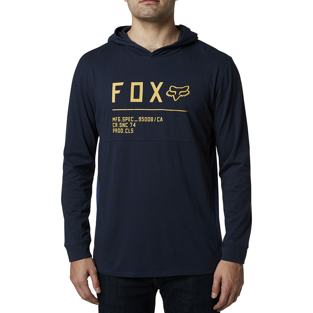 NON STOP HOODED LS KNIT [MIDNIGHT] S - Image 1