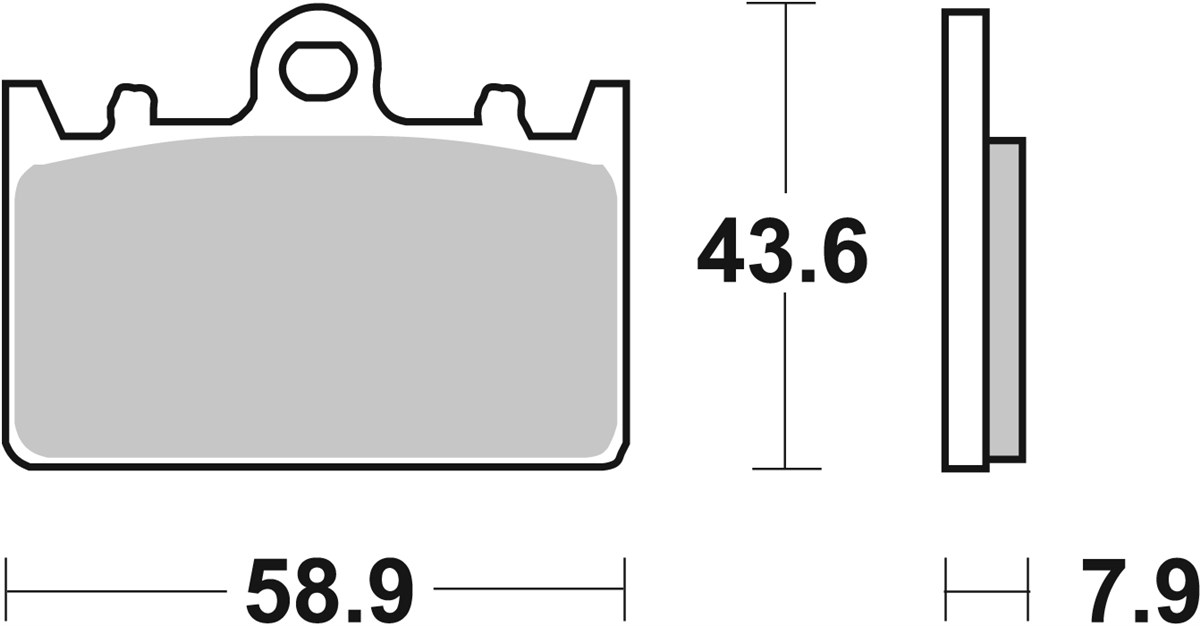 SBS 666HS Front Brake Pads - Image 1