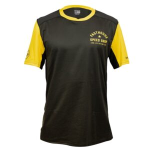Fasthouse Youth Alloy Star Short Sleeve Jersey Black/Gold - Image 1