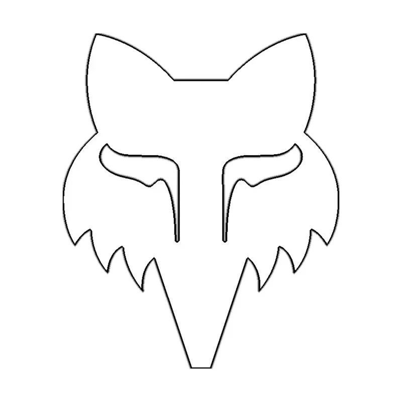 Fox Head - Die Cut Vinyl Sticker