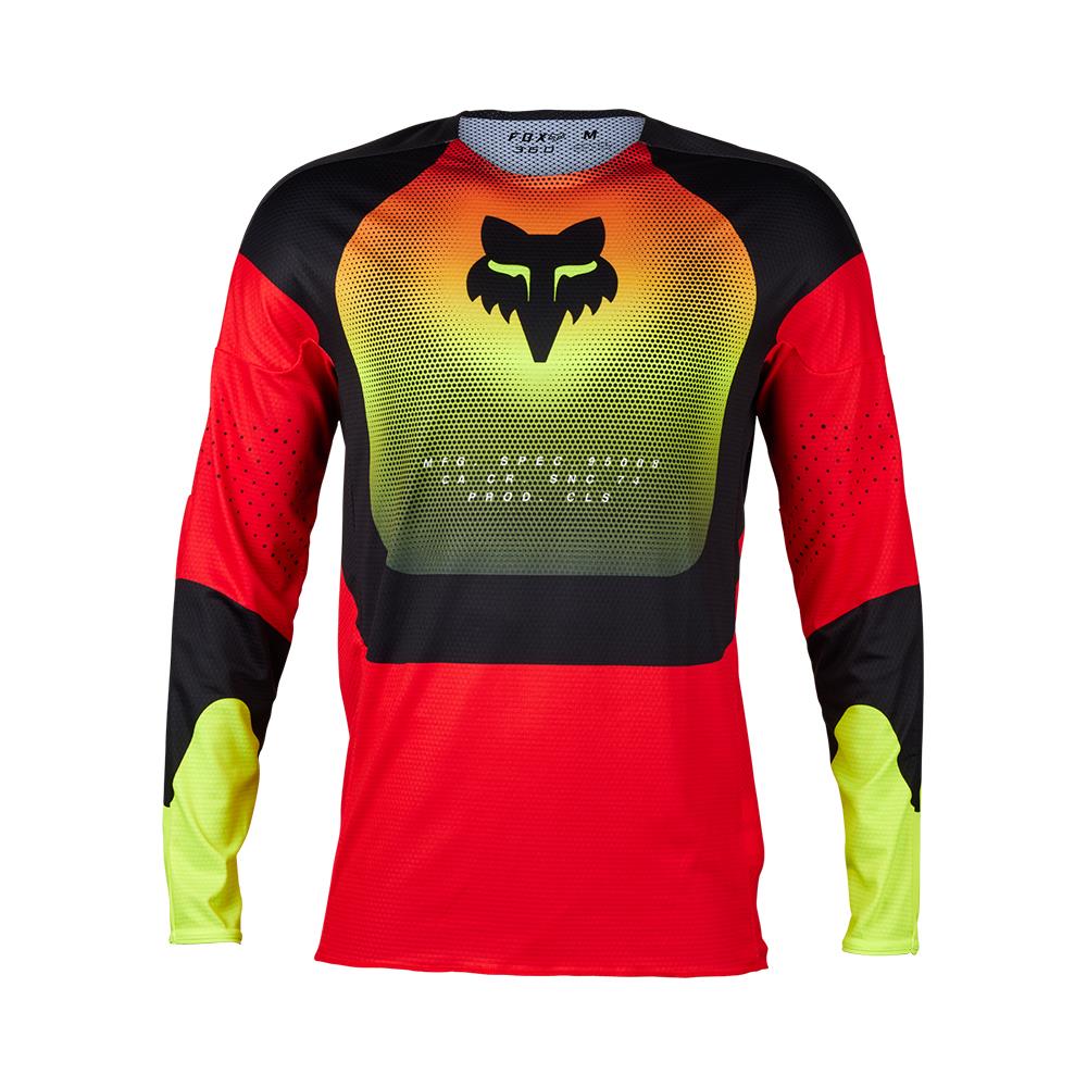Fox 360 Revise Motocross Jersey Red/Yellow - Image 1