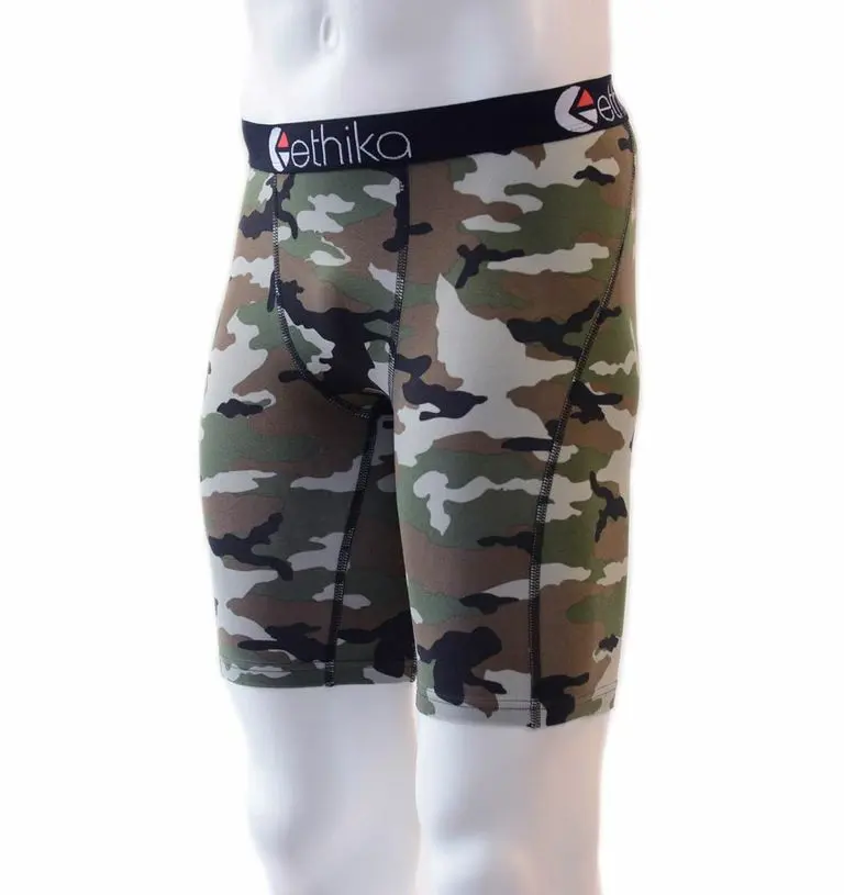 Underwear Ethika The Staple Green Woodland Camo