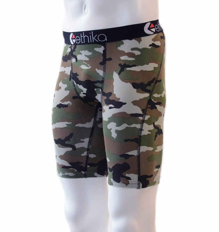 Underwear Ethika The Staple Green Woodland Camo - Image 1