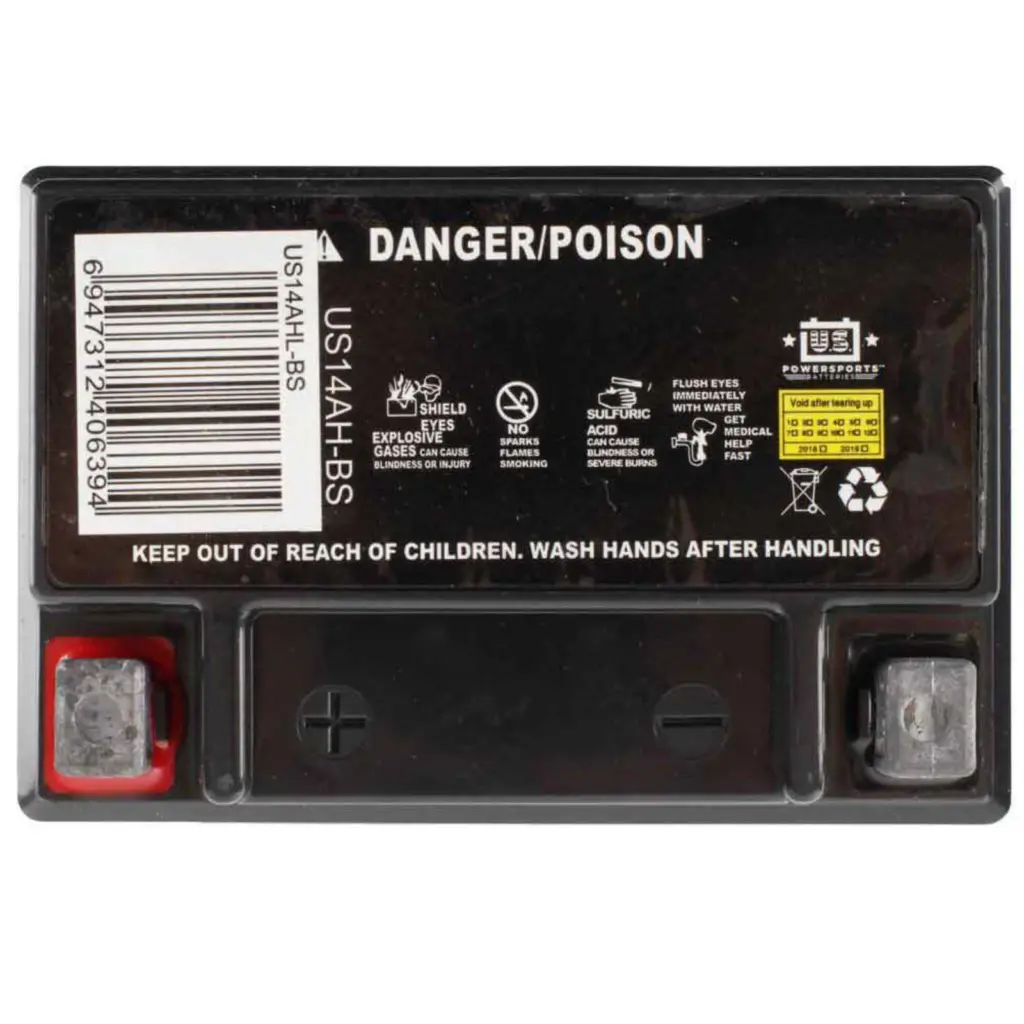 USPS AGM BATTERY USX14AH-BS YB14-A2 *4 +L -R