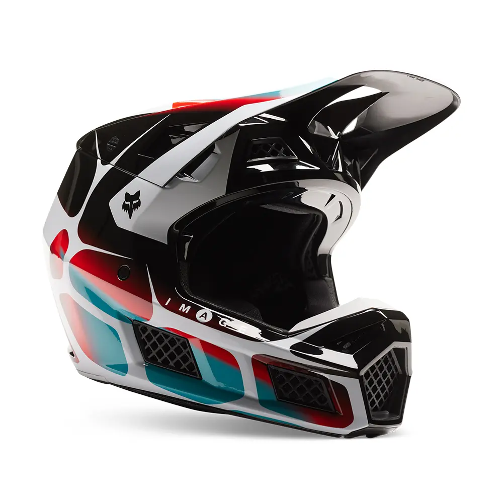 Fox V3 RS SYZ MIPS ECE Motocross Helmet Black/White