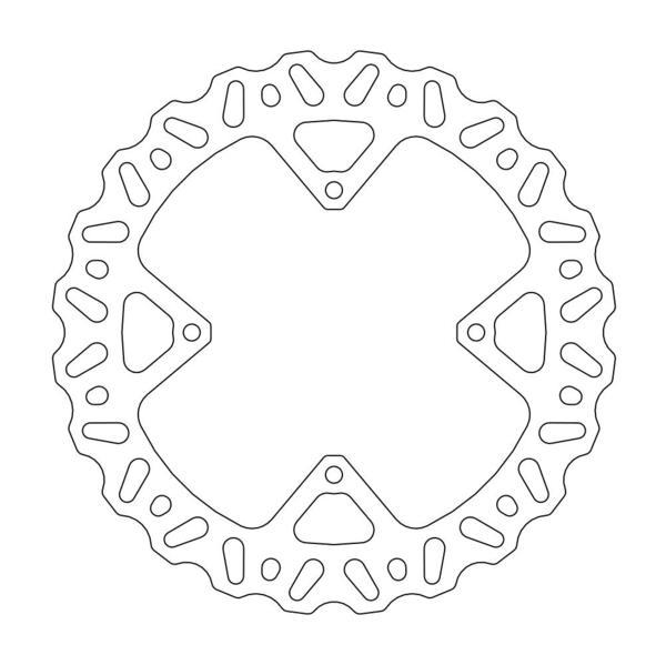 BRAKE DISC FRONT MOTO MASTER  NITRO HUSQVARNA TC85 14-15 KTM 85SX 04-15 KTM85SX 04-12 - Image 1