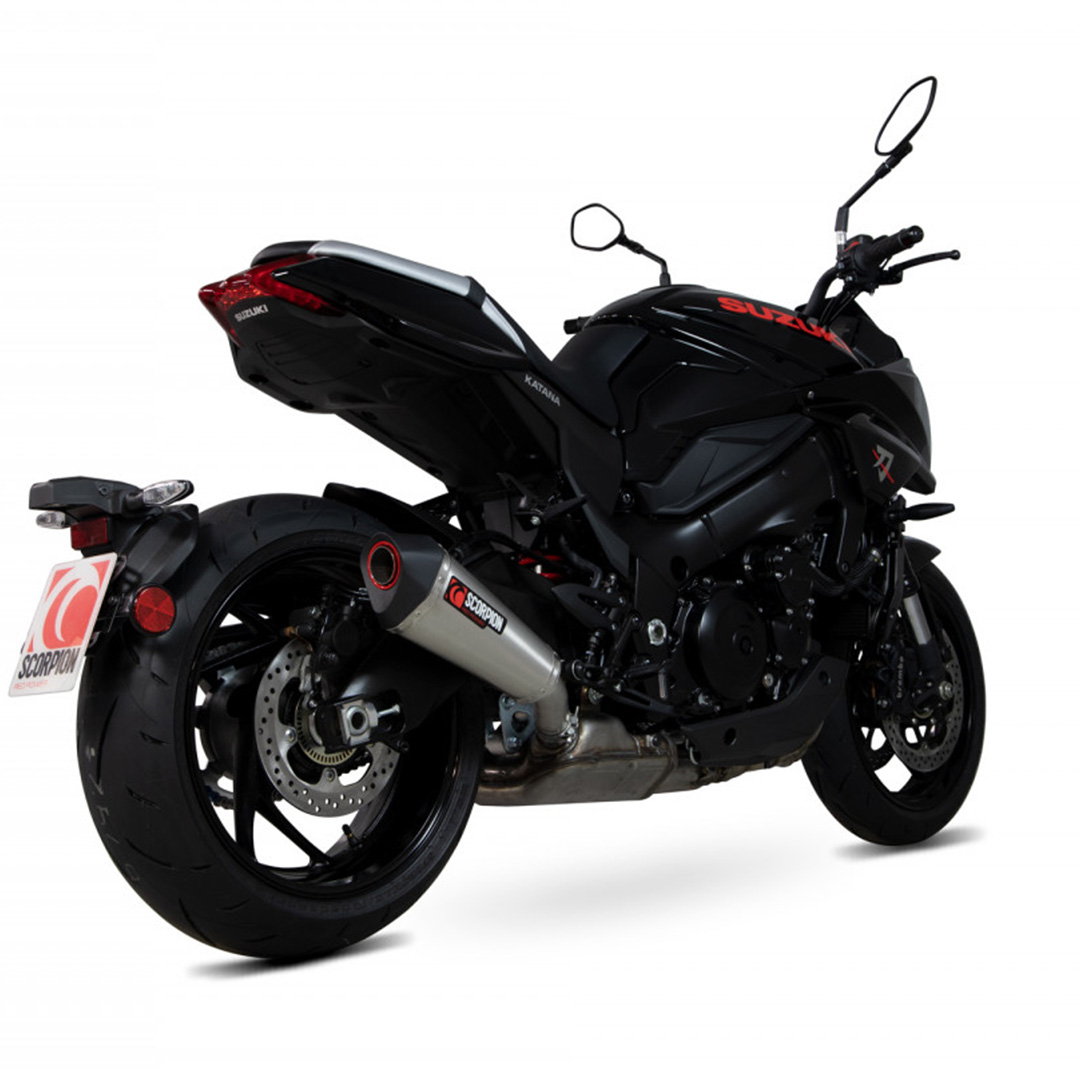Suzuki Katana 2019-22 Half System Serket Taper Stainless - Image 1