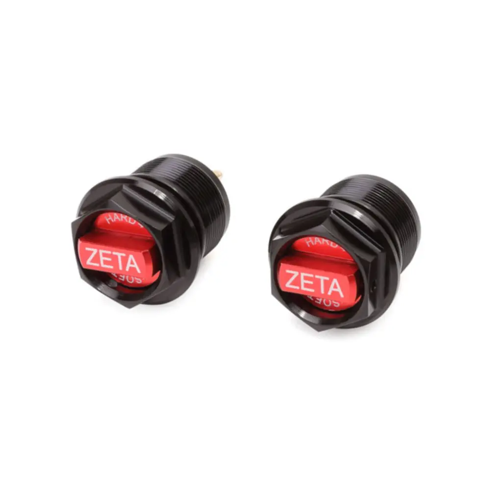 ZETA F.F.BOTTOM ADJUSTER SHOWA AOS BLACK/RED 2PCS