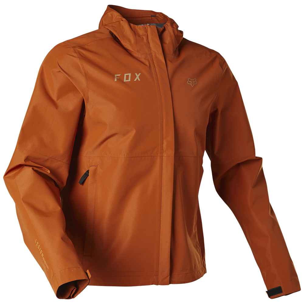 Fox Legion Packable Orange Waterproof Jacket - Image 1