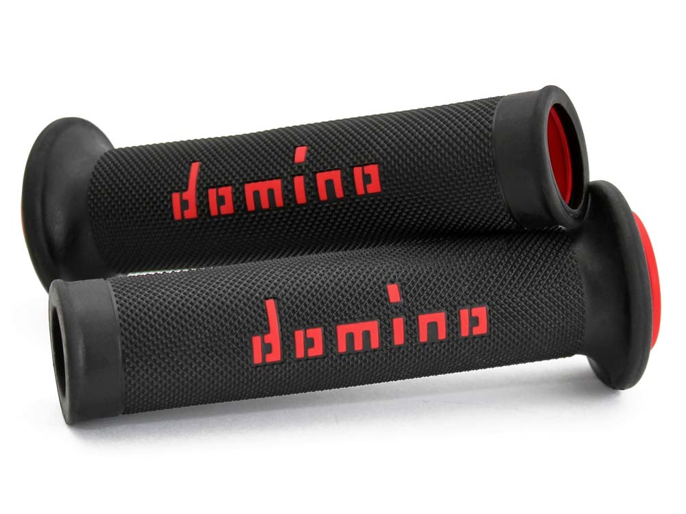 RACE GRIPS KNURL 120/125mm RED/WHITE OPEN - Image 8
