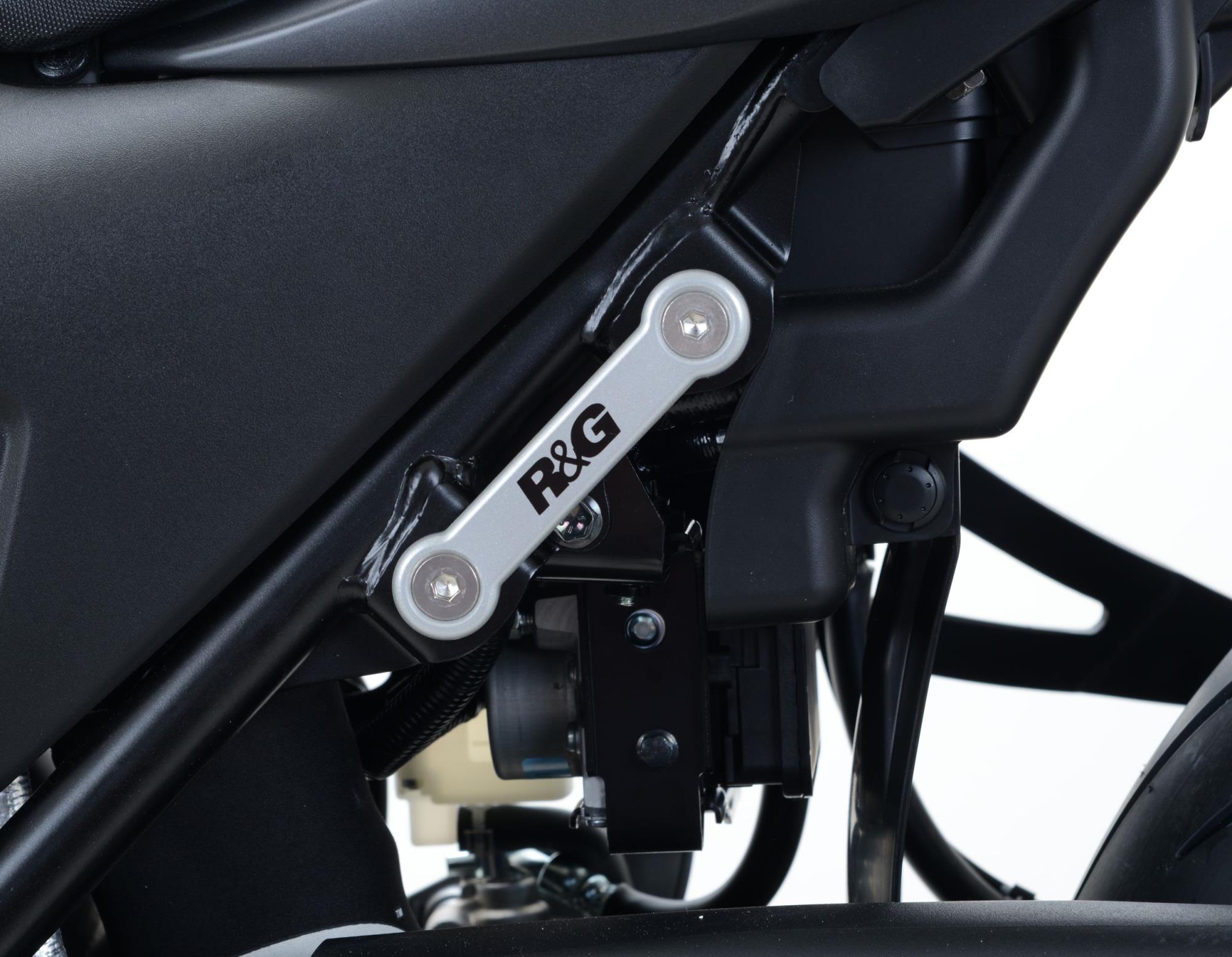 Rear Foot Rest Blanking Plate Left Side R & G Racing Suzuki SV650 '16- - Image 1