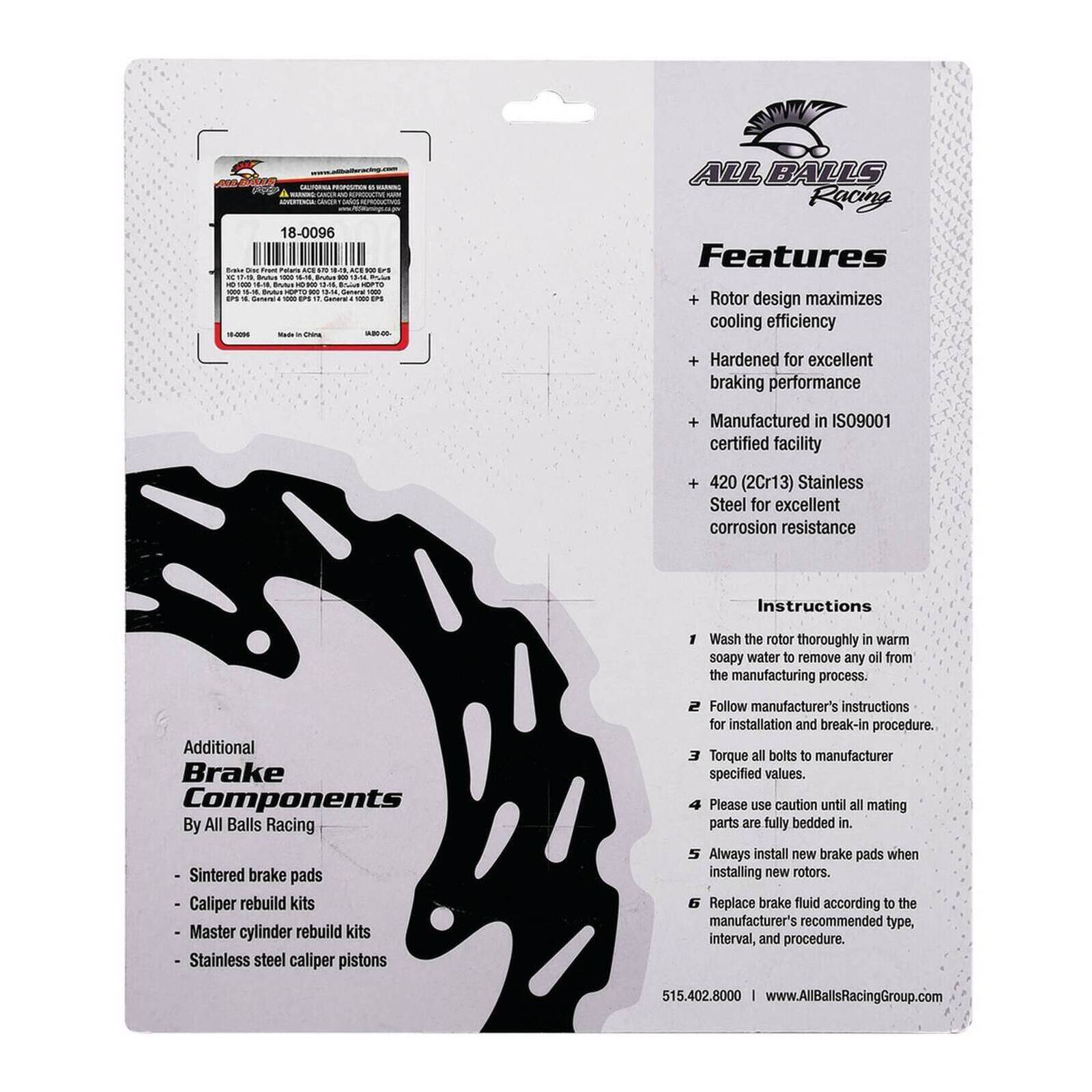 Brake Disc Front / Rear 18-0096 - Image 5