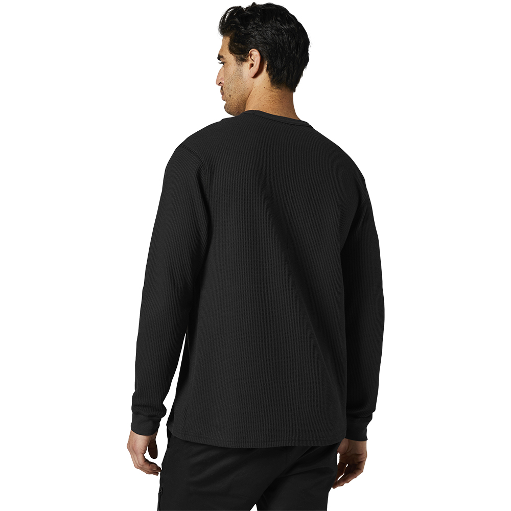 Fox Pinnacle Long Sleeve Tee Thermal Black/White - Image 2