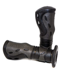 *Scooter Black/Red grips Progrip 22/25mm 125mm             [C] - Image 1