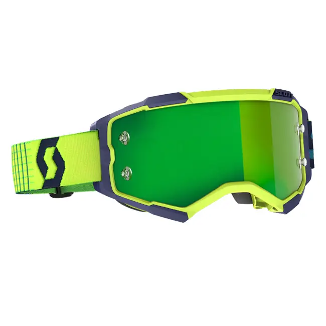 Motocross Goggles Scott Fury Blue/Yellow Green