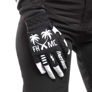 Fasthouse Women's Speed Style Paradise Motocross Gloves White/Black - Image 4
