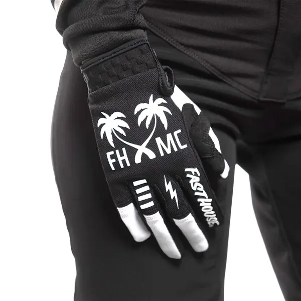 Fasthouse Women's Speed Style Paradise Motocross Gloves White/Black