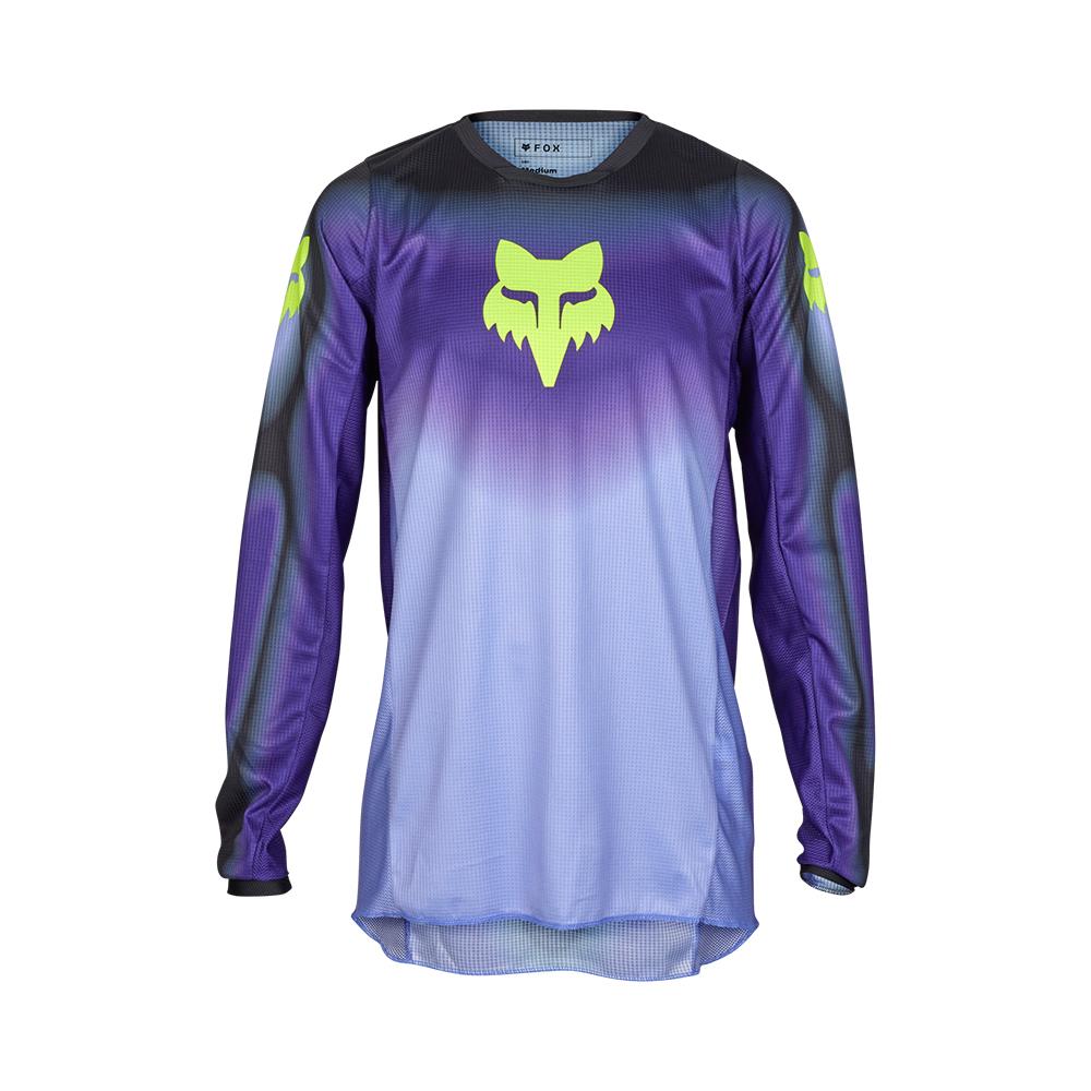 Fox 180 Interfere Motocross Jersey Black/Blue - Image 1