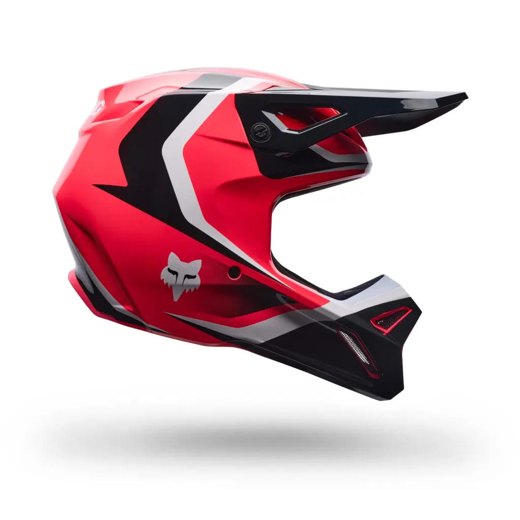 Fox V1 Frame Motocross Helmet Youth Neon Pink