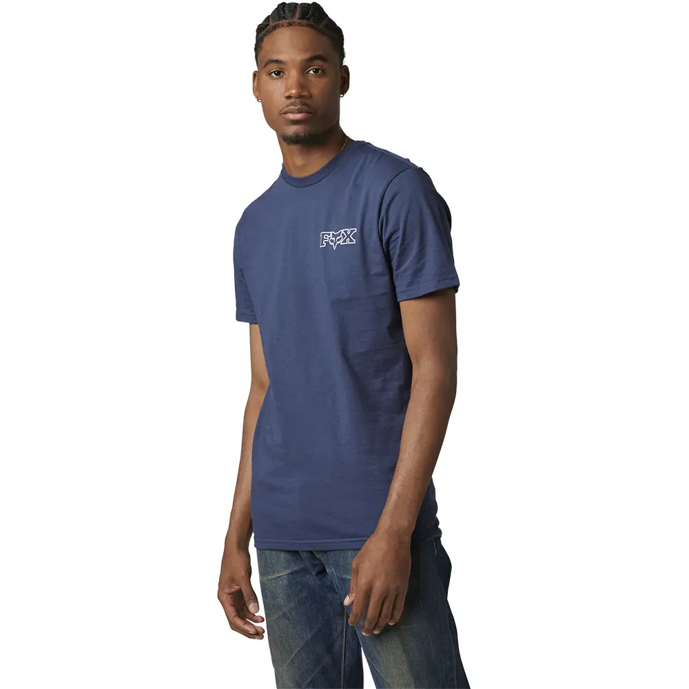 Fox Out and About Premium Tee Deep Cobalt