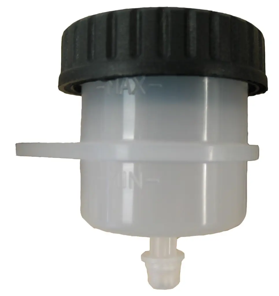 BRAKE FLUID RESERVOIR CLEAR LARGE 45ml EDGE MOUNT 0 DEGREE OUTLET