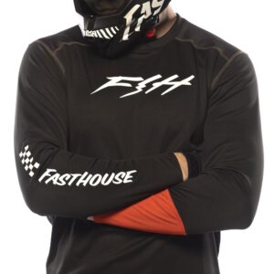 Fasthouse Alloy Ronin Long Sleeved Jersey Black - Image 2